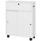 Mobiletto per bagno piccolo con foro per carta