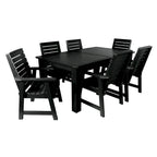 HIGHWOOD PROFESSIONAL Set da pranzo da esterno 7 pezzi 42x72