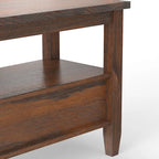 WYNDENHALL Norfolk TAVOLINO LATERALE STRETTO RETTANGOLARE TRADIZIONALE IN LEGNO MASSELLO, LARGHEZZA 14 POLLICI - 14 pollici di larghezza