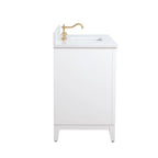 Mobile da Bagno Vanity Art con Lavabo in Ceramica e Top in Marmo Ricomposto