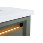Mobile da Bagno Vanity Art con Lavabo in Ceramica e Top in Marmo Ricomposto