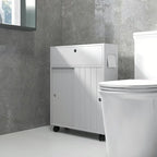 Mobiletto per bagno piccolo con foro per carta