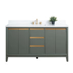Mobile da Bagno Vanity Art con Lavabo in Ceramica e Top in Marmo Ricomposto