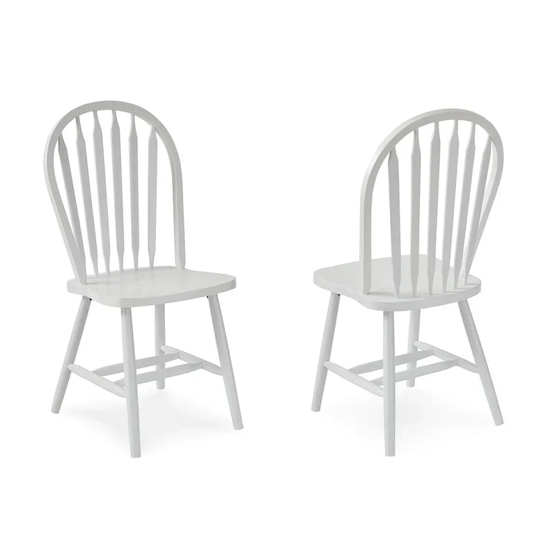 Sedia da pranzo in legno massello Windsor Arrowback