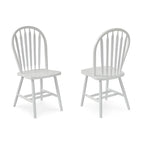 Sedia da pranzo in legno massello Windsor Arrowback