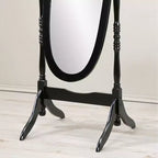 Specchio a piantana in legno tradizionale in stile Queen Anne Roundhill Furniture