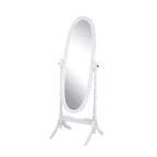 Specchio a piantana in legno tradizionale in stile Queen Anne Roundhill Furniture