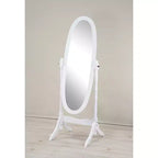 Specchio a piantana in legno tradizionale in stile Queen Anne Roundhill Furniture