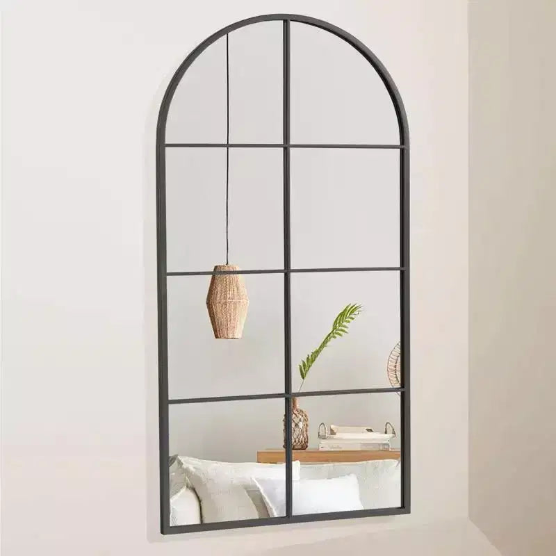 PexFix Specchio da parete con cornice in metallo ad arco