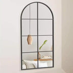 PexFix Specchio da parete con cornice in metallo ad arco