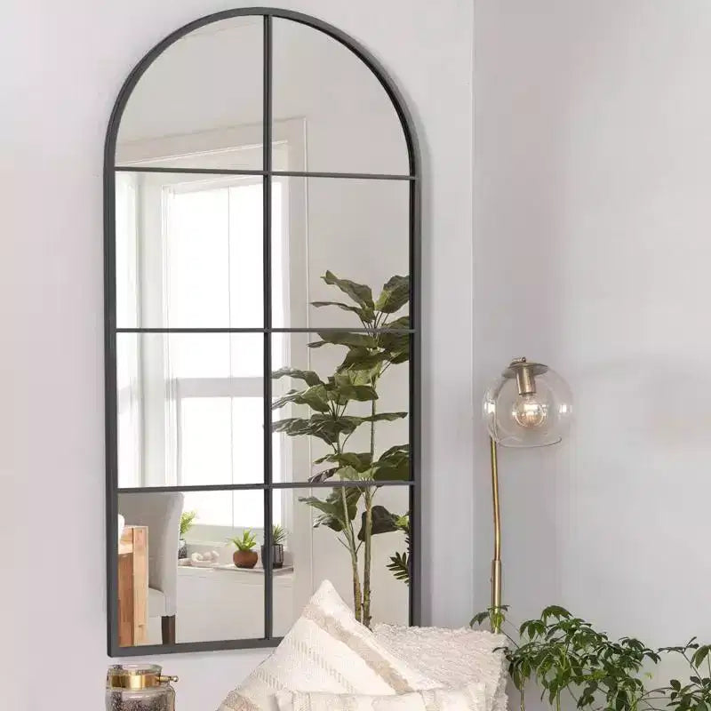 PexFix Specchio da parete con cornice in metallo ad arco
