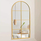 PexFix Specchio da parete con cornice in metallo ad arco