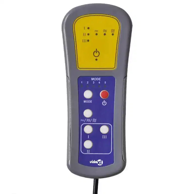 vidaXL Poltrona Massaggiante Reclinabile Tessuto Grigio Scuro