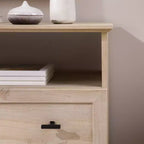 Comodino Transizionale a 2 Cassetti Rovere Bianco - Walker Edison