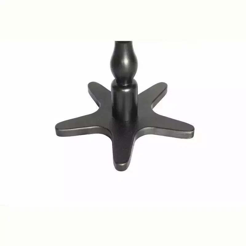 Tavolino rotondo vintage nero da 40 cm, tavolino da caffè con piedistallo in legno, comodino per soggiorno, camera da letto, ingresso