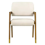 Sedia da pranzo imbottita Christopher Knight Home in legno di gomma stile Mid-Century moderno con schienale