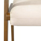Sedia da pranzo imbottita Christopher Knight Home in legno di gomma stile Mid-Century moderno con schienale