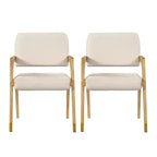 Sedia da pranzo imbottita Christopher Knight Home in legno di gomma stile Mid-Century moderno con schienale