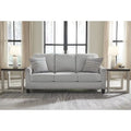 Divano letto Adlai grigio chiaro Queen - 80L x 39P x 40A