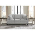 Divano letto Adlai grigio chiaro Queen - 80L x 39P x 40A