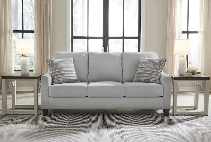 Signature Design by Ashley Adlai Light Gray Queen Sofa Sleeper - 80W x 39D x 40H