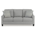 Divano letto Adlai grigio chiaro Queen - 80L x 39P x 40A