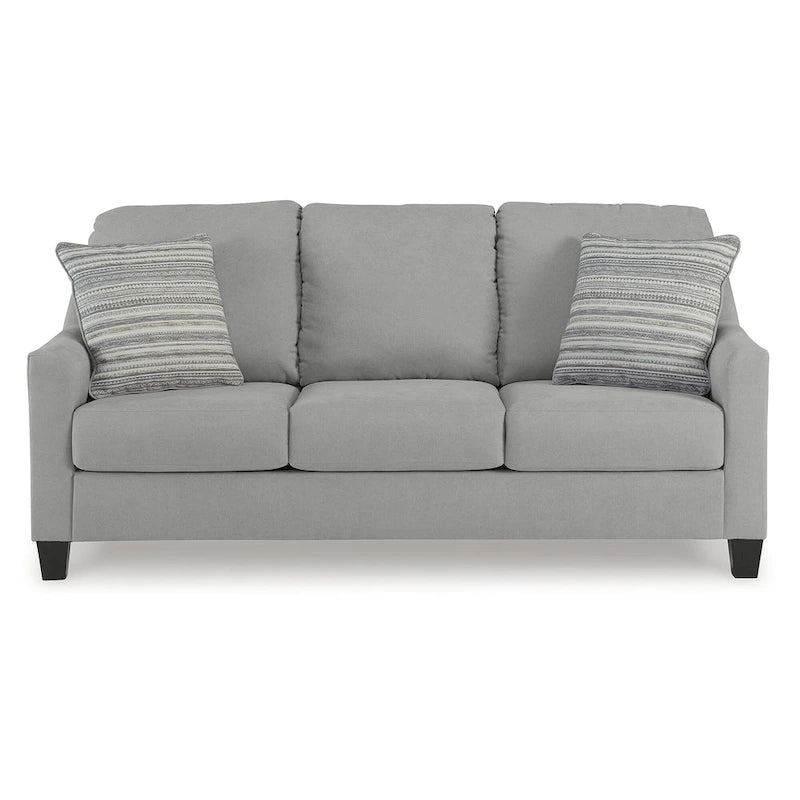 Divano letto Adlai grigio chiaro Queen - 80L x 39P x 40A