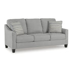 Divano letto Adlai grigio chiaro Queen - 80L x 39P x 40A