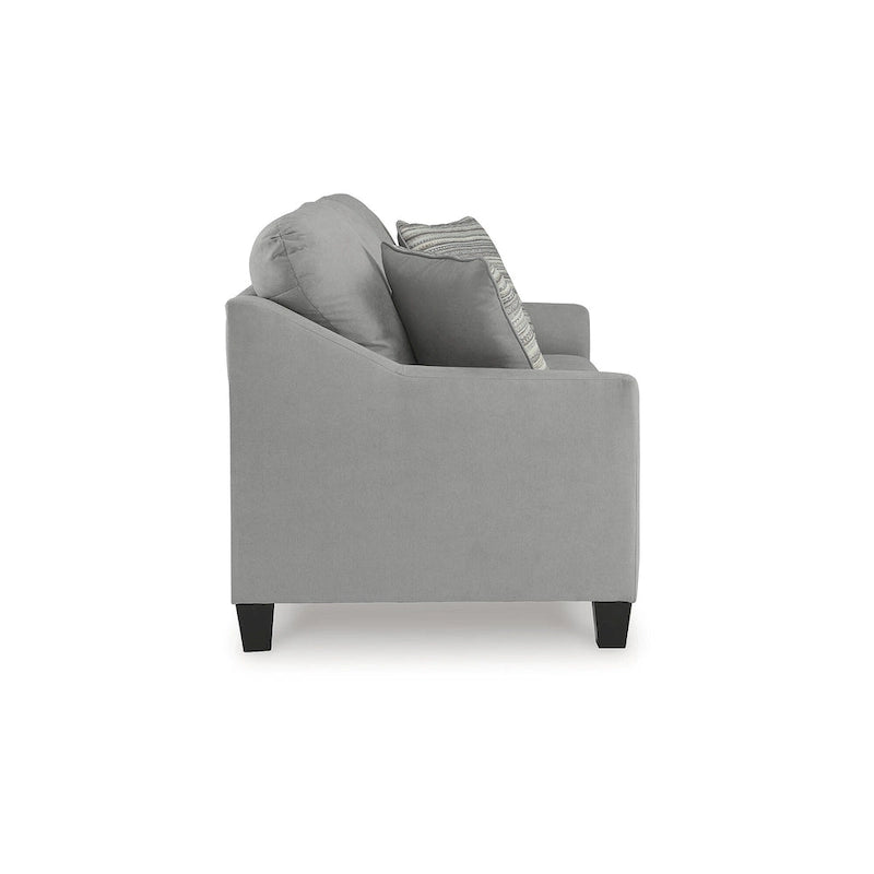 Divano letto Adlai grigio chiaro Queen - 80L x 39P x 40A