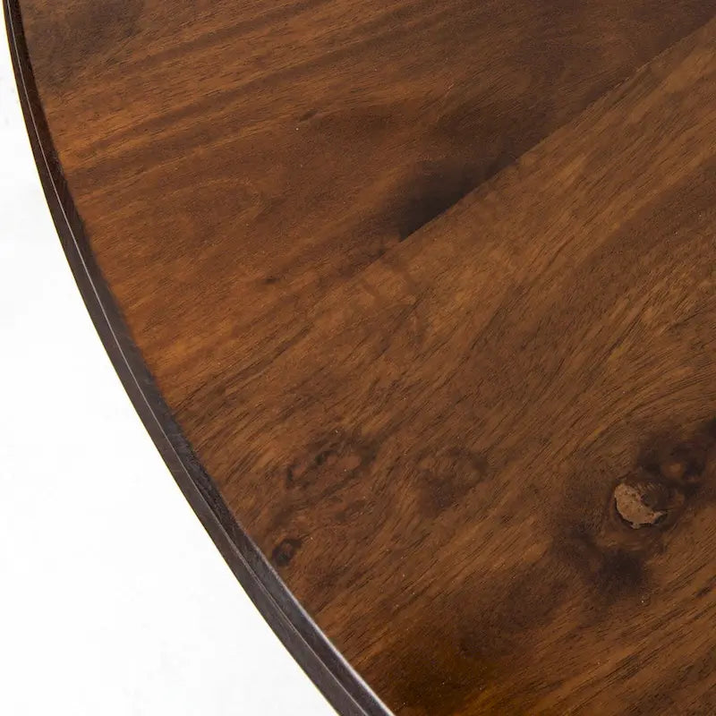 Tavolo da pranzo rotondo moderno Mangolia Solidwood da 48 pollici