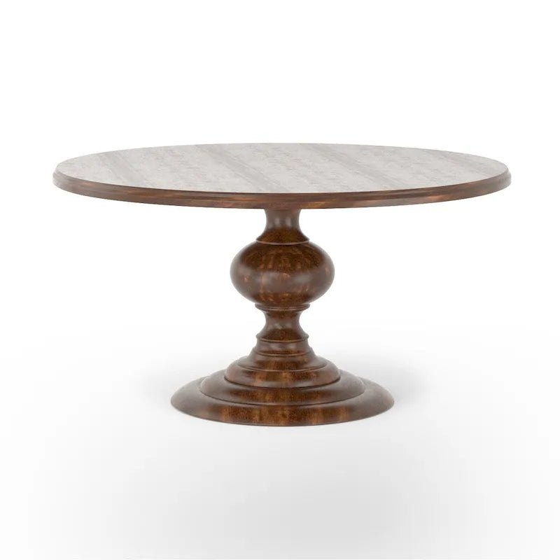 Tavolo da pranzo rotondo moderno Mangolia Solidwood da 48 pollici