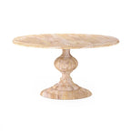 Tavolo da pranzo rotondo moderno Mangolia Solidwood da 48 pollici
