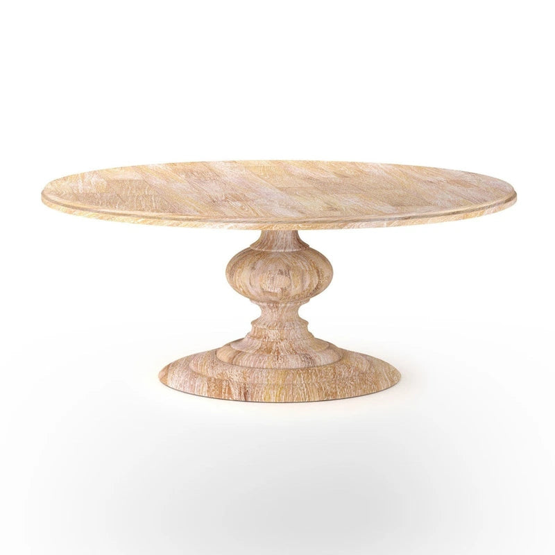 Tavolo da pranzo rotondo moderno Mangolia Solidwood da 48 pollici