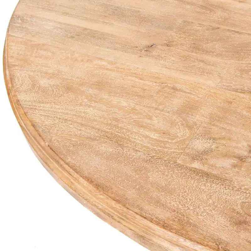 Tavolo da pranzo rotondo moderno Mangolia Solidwood da 48 pollici