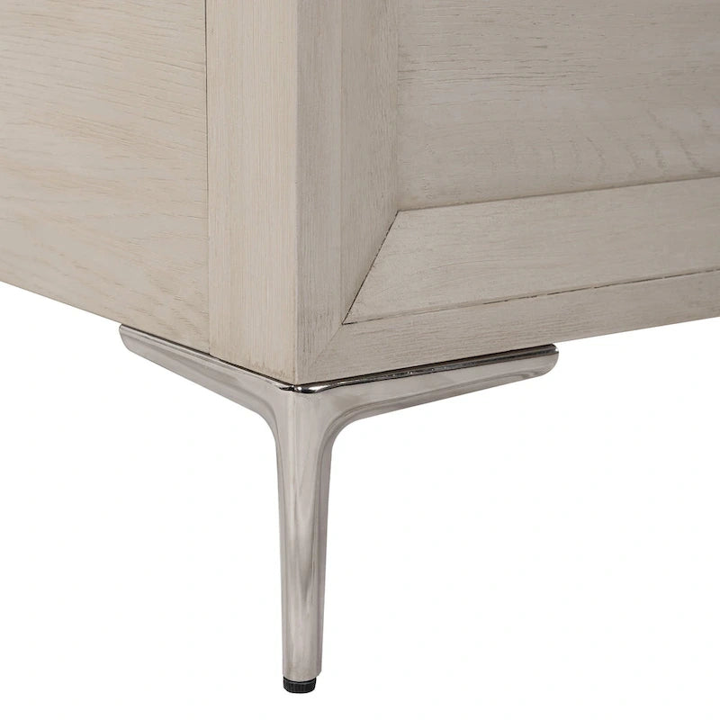 Furniture of America Fable Letto a pannello moderno in legno massello