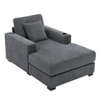 Chaise longue oversize a tre misure con cuscini