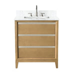 Mobile da Bagno Vanity Art con Lavabo in Ceramica e Top in Marmo Ricomposto