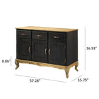 Credenza in legno verde