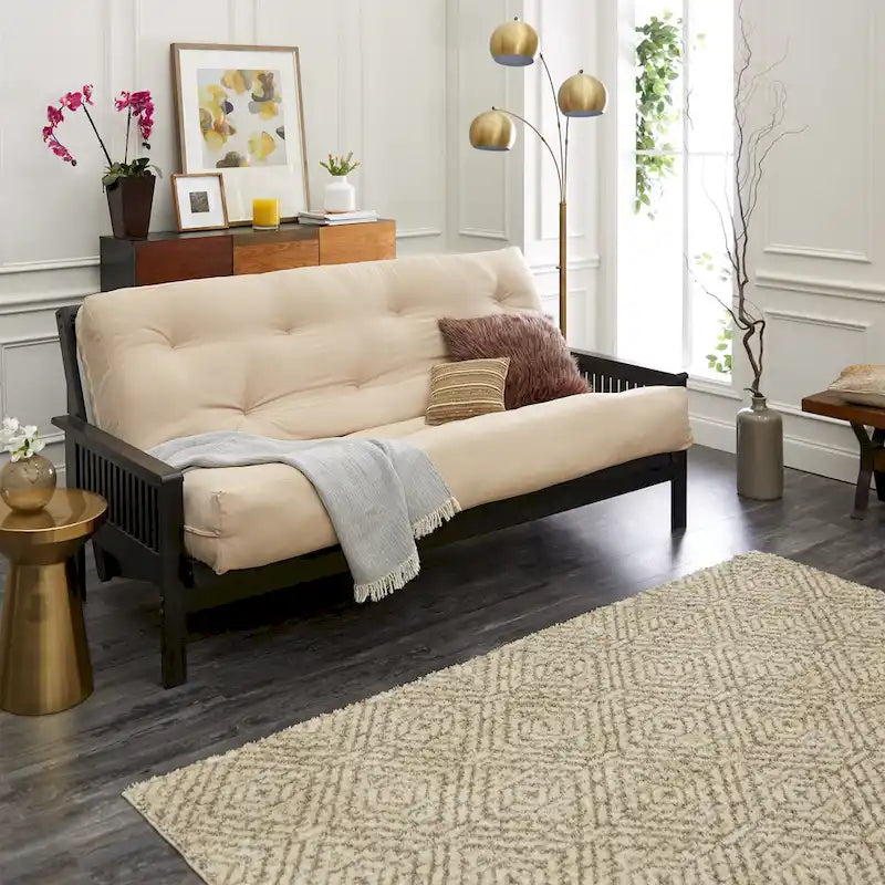 Materasso per futon TruPedic Full Granite Grey 12 pollici