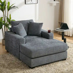 Chaise longue oversize a tre misure con cuscini