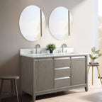 Mobile da Bagno Vanity Art con Lavabo in Ceramica e Top in Marmo Ricomposto