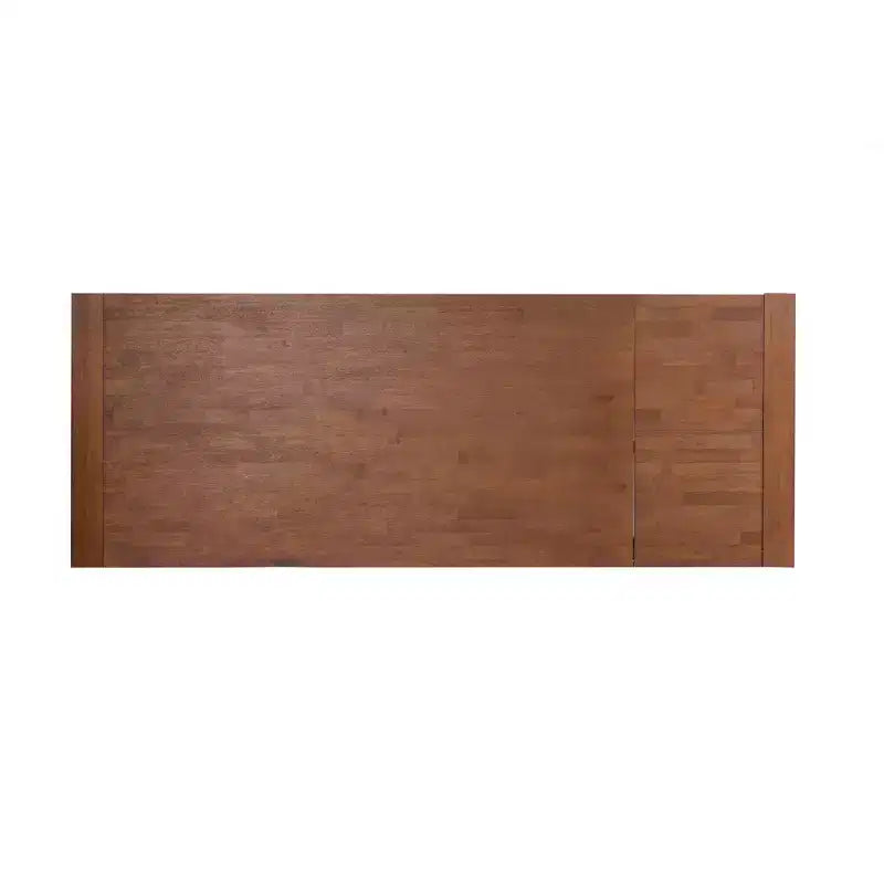 Tavolo da pranzo allungabile Rasmus da 89" Noce - Boraam: Legno massiccio di acacia, 8 posti, Stile rustico