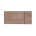 Cyndi Set Toeletta Tradizionale in Legno Lavato con Sgabello e Contenitore, Sedile Imbottito Beige - Linon