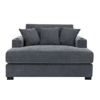 Chaise longue oversize a tre misure con cuscini