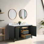 Mobile da Bagno Vanity Art con Lavabo in Ceramica e Top in Marmo Ricomposto