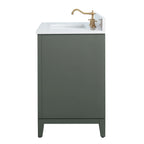 Mobile da Bagno Vanity Art con Lavabo in Ceramica e Top in Marmo Ricomposto
