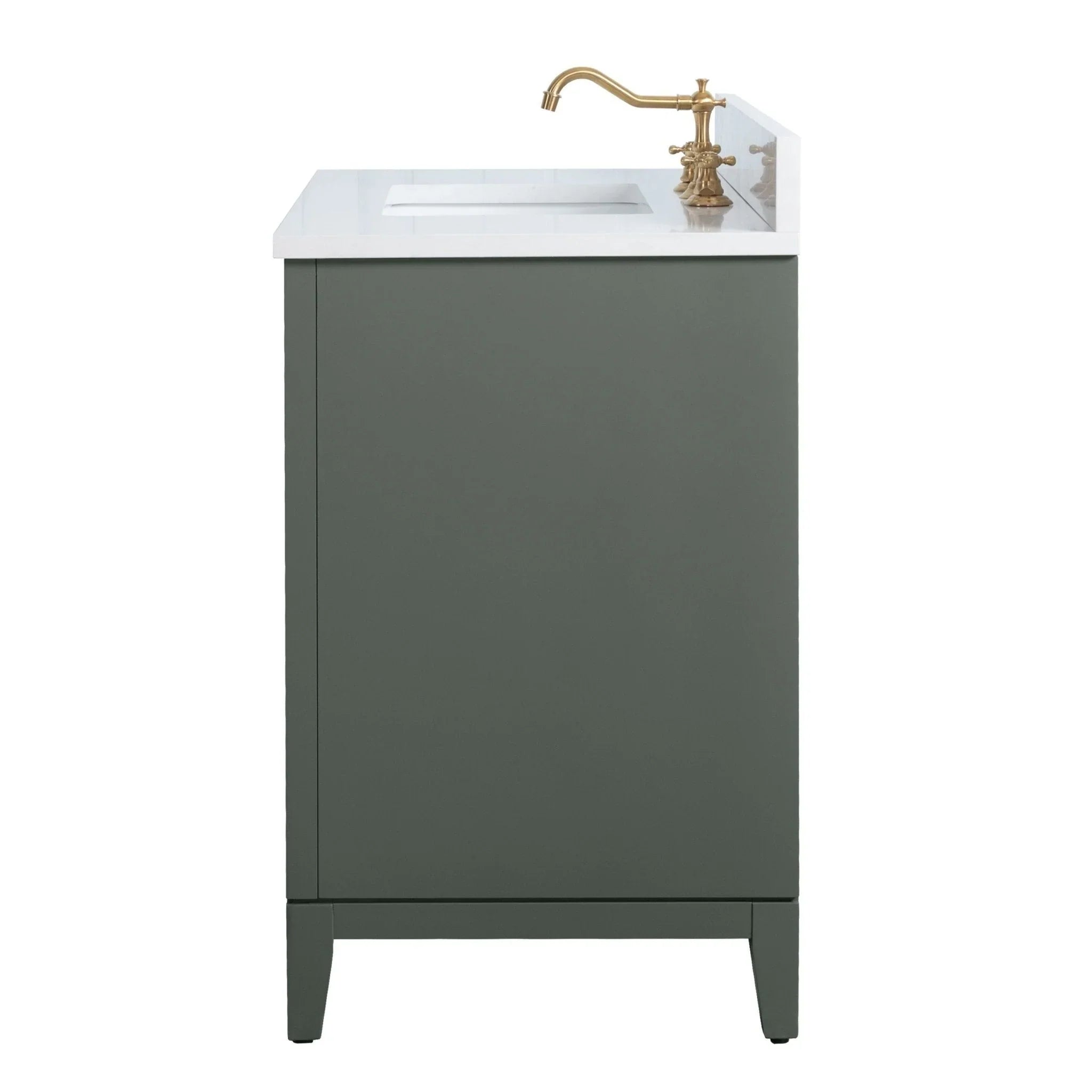 Mobile da Bagno Vanity Art con Lavabo in Ceramica e Top in Marmo Ricomposto
