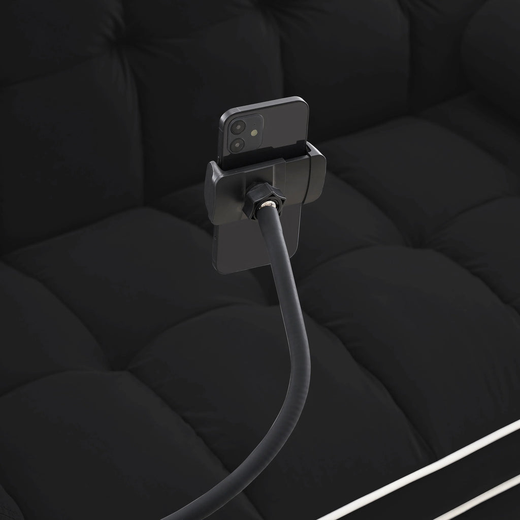 Divano letto trasformabile a 2 posti in velluto da 140 cm con letto estraibile, reclinabile, tasche laterali e supporto per telefono