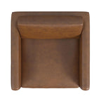 HomePop Modern Upholstered Club Chair w/Metal Frame
