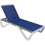 Kozyard Alan Sdraio Reclinabile Regolabile da Giardino con Telaio Completamente in Alluminio e Gambe in Resina di Polipropilene